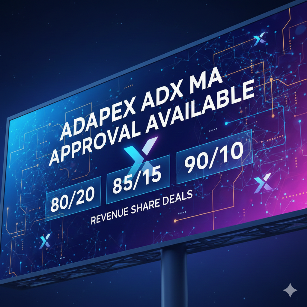 Adapex ADX MA Approval Available – 80/20, 85/15 & 90/10 Revenue Share Deal