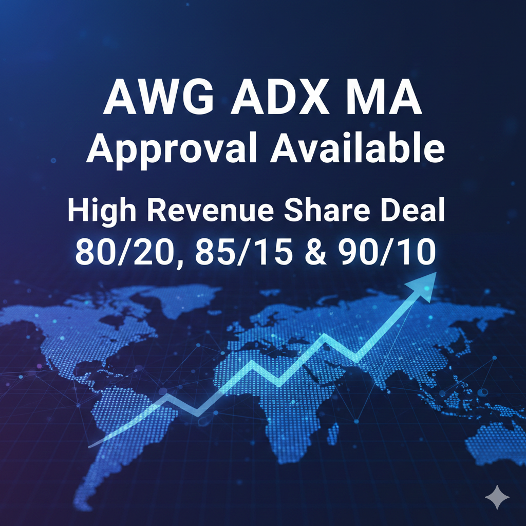 AWG ADX MA Approval Available | 80/20, 85/15 & 90/10 High Revenue Share Deal