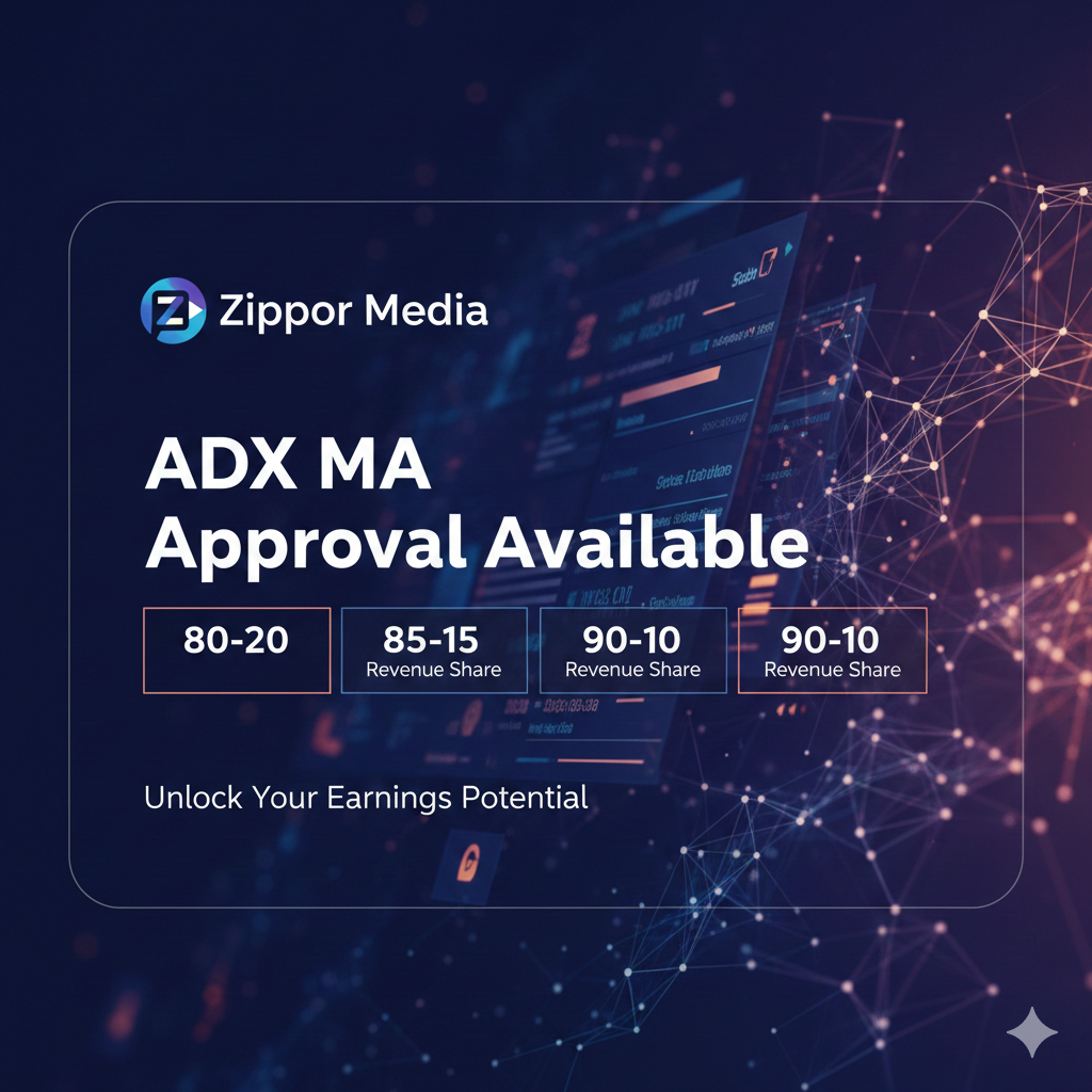 Zippor Media ADX MA Approval Available | 80-20, 85-15 & 90-10 Revenue Share